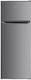 Muhler Ψυγείο Δίπορτο 206lt Υ143xΠ54.5xΒ55.5εκ. Inox SUF-144IF
