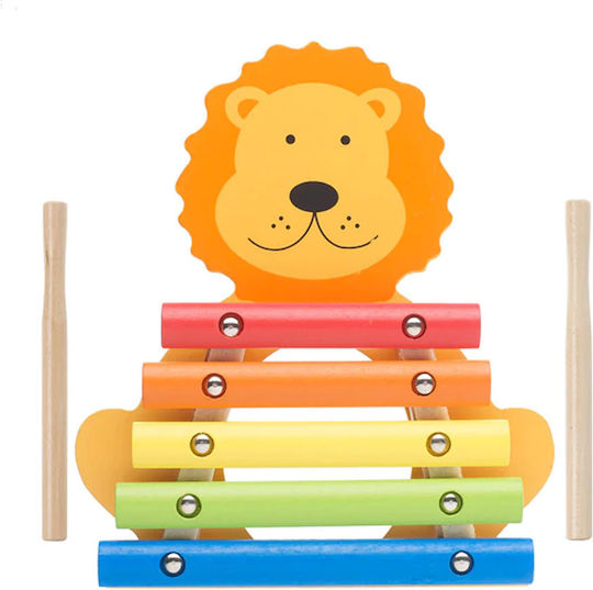 Orange Tree Toys Ξύλινο Ξυλόφωνο Λιοντάρι για 1+ Ετών
