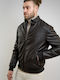 Leatherette jacket Brown IL GRANCHIO