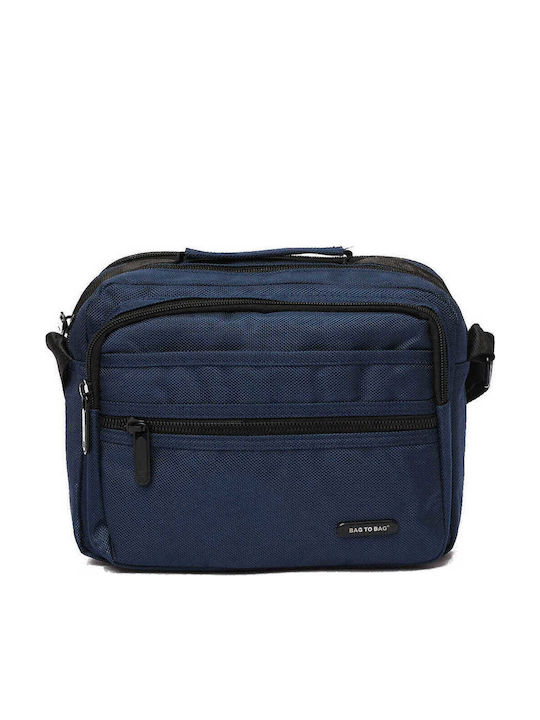 Herrentasche Schulter / Crossbody Blau