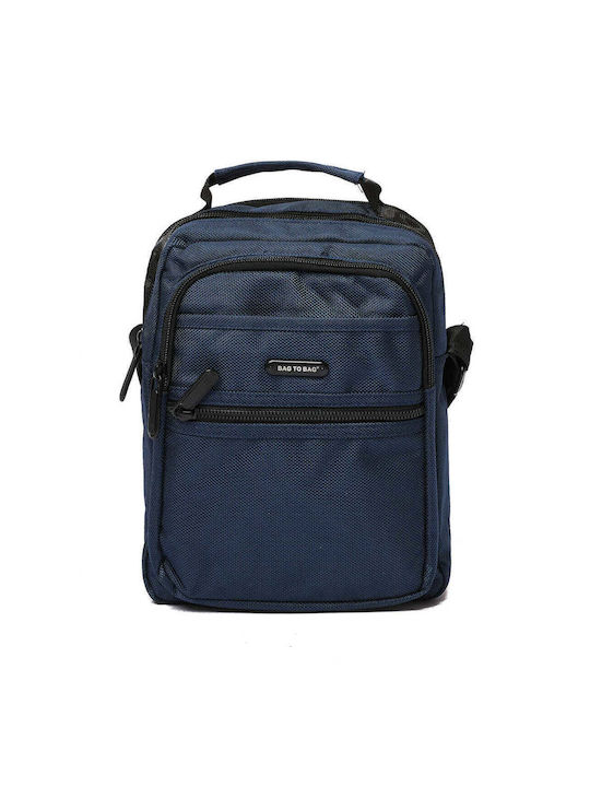 Bag to Bag Herrentasche Schulter / Crossbody Blau