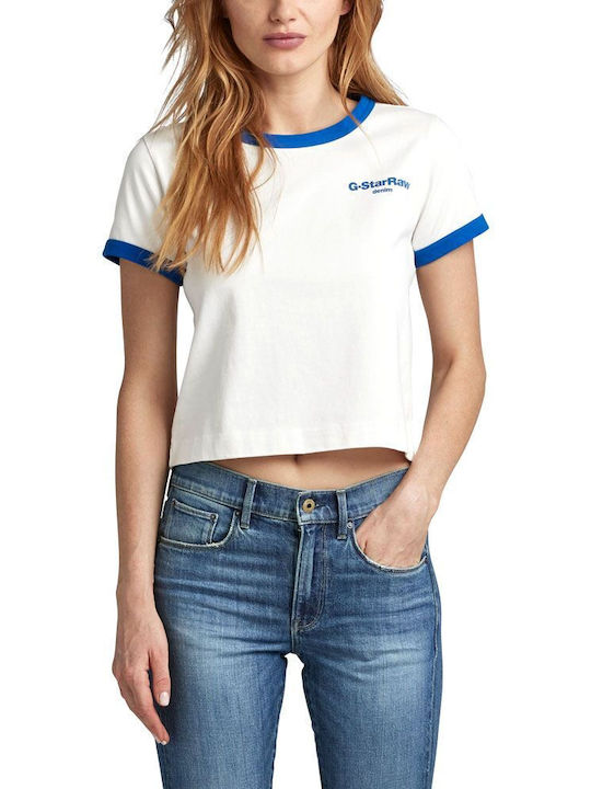 G-Star Raw Women's Crop T-shirt White