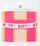 Happy Birthday Garland for Party 1pcs