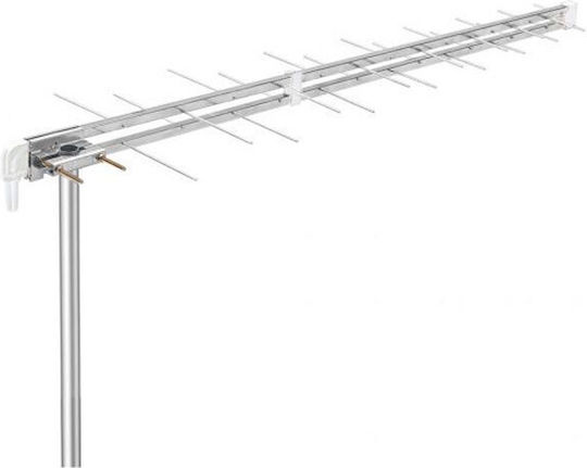 Fracarro LP45F 700 LTE 5G AS-15.20.010 Outdoor TV Antenna (Does not Require Power Supply) Silver