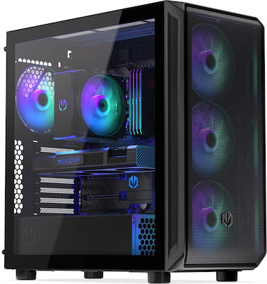 Endorfy Arx 700 ARGB Gaming Midi Tower Computer Case Black