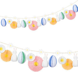 Meri Meri Honeycomb Easter Bunny Garland for Party 1pcs