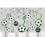 Amscan Goal Getter Hängendes Ornament für Party Fußball 12Stück