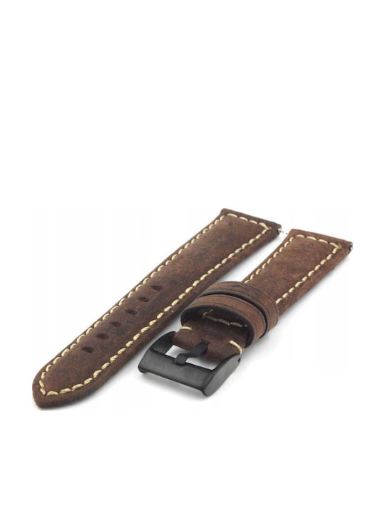 Diloy Straps Leather Strap Brown 24mm