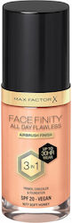 Max Factor Facefinity All Day Flawless 3-in-1 Liquid Make Up SPF20 N77 Soft Honey 30ml