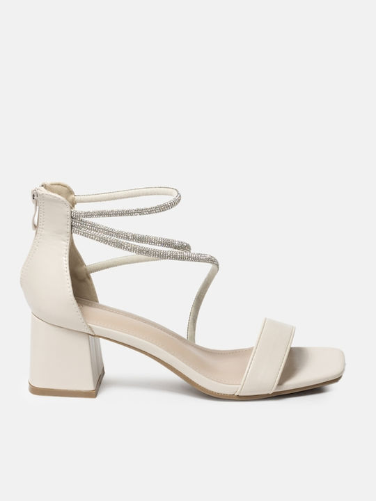 InShoes Sandals with Strass Beige