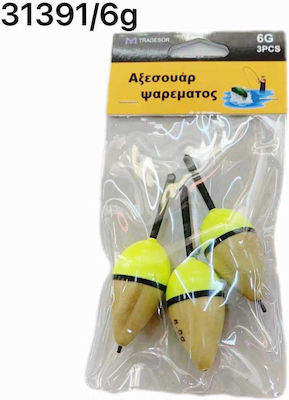 Float Fishing 6gr. Set 3pcs