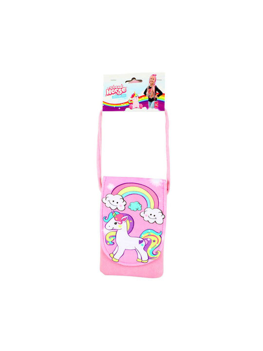 Kids Shoulder Bag Unicorn with Rainbow Pink Color