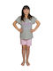 Nina Club Kinder-Pyjama Gray