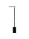 Sparke Taila 01 Поставка за дрехи Баня Единичен ​27.8x90см Черен