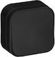Orno Wall-Mounted Single Switch with Frame Black