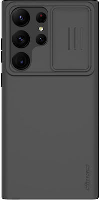 Samsung Galaxy S S23 Ultra phone case gray NILLKIN CAMSHIELD SILKY SILICONE  Nillkin.lv