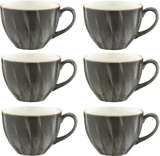 Bonna Space Φλιτζάνι Cappuccino από Πορσελάνη Γκρι 230ml