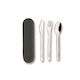 Citron Baby Cutlery Set made of Metal in Case Green 3pcs