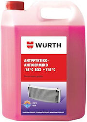 Wurth Kühlmittel für den Kühler Auto -15°C/+115°C Rot Farbe 4Es Wurth Kühlmittel für den Kühler Auto -15°C/+115°C Rot Farbe 4Es