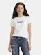 Levi's Perfect Seasonal Poster Women's Athletic T-shirt White