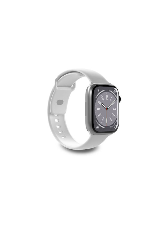 Puro Icon Λουράκι Σιλικόνης Λευκό (Apple Watch Ultra 49mm)