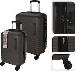 Explorer Luggage Σετ Βαλίτσες 2τμχ σε Γκρι χρώμα