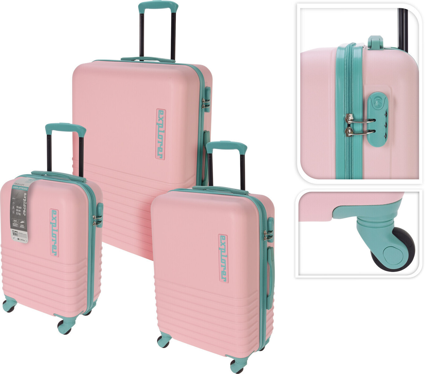 Explorer Luggage 3 DG9000940 Skroutz
