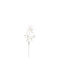 Bizzotto Artificial Decorative Branch Aloe White 1pcs