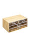 5Five Wooden Jewellery Box with Transparent Drawer 23.4x15.3x10.7cm