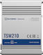 Teltonika TSW210 Unmanaged L2 Switch with 8 Gigabit (1Gbps) Ethernet Ports and 2 SFP Ports