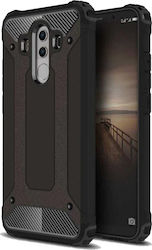 Techsuit Hybrid Plastic / Silicone Back Cover Durable Black (Huawei Mate 10 Pro)