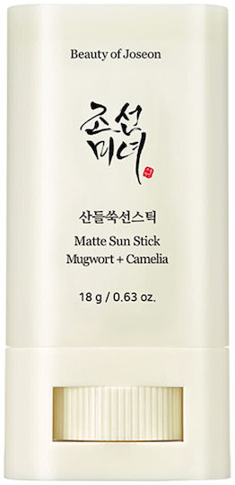 Beauty of Joseon Matte Sun Αντηλιακό Stick Προσώπου και Σώματος SPF50 18gr