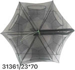 Foldable Mesh Bait Trap with 6 Entries Diameter 23cm L70cm