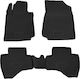 Novline Set of Front and Rear Mats 4pcs Tray Type for Peugeot 107 Black