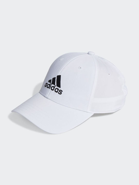 Adidas Embroidered Logo Lightweight Baseball Ανδρικό Jockey Λευκό