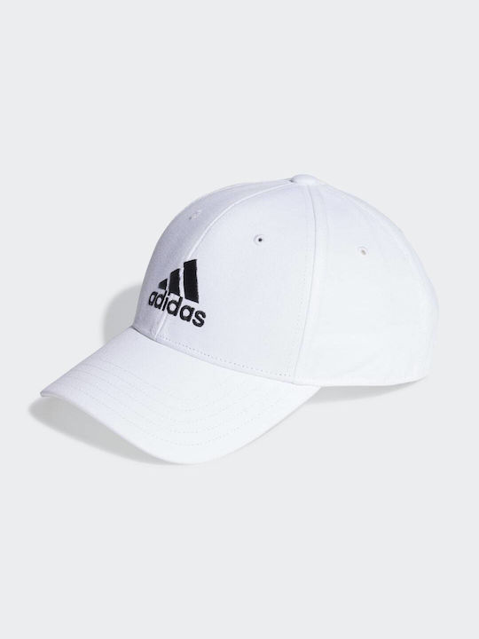 Adidas Cotton Twill Baseball Jockey White