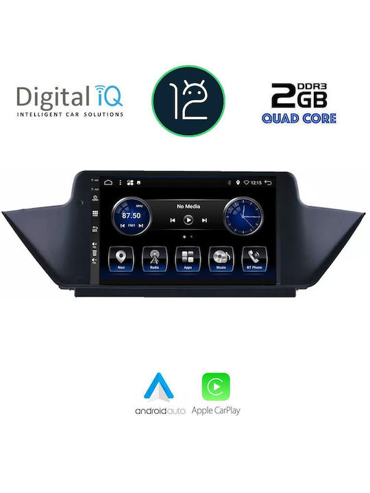 Digital IQ Автомобилна аудио система за BMW X1 / X1 (E84) 2009-2015 (Bluetooth/USB/WiFi/GPS/Apple CarPlay/Android Auto) с Touch Screen 10"