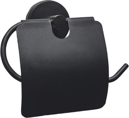 Tema Wandmontierter Papierhalter Planet Schwarz
