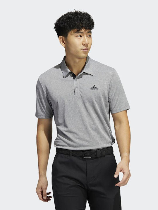 adidas Drive Heather Polo Bluza Tricou Cu Mânec...