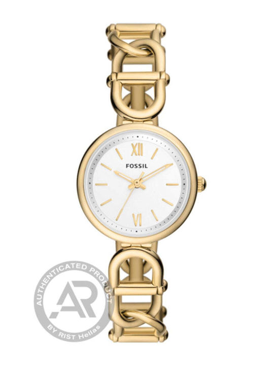 Fossil Carlie Дамски Часовник с Златист Метална Гривна