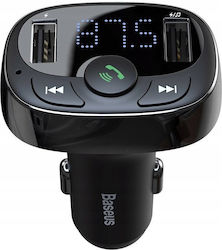 Baseus FM Transmitter Αυτοκινήτου με Bluetooth / MicroSD / USB