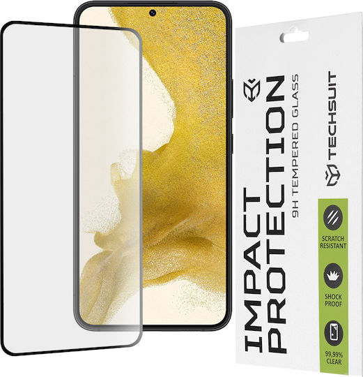 Techsuit 111D Full Glue Full Face Tempered Glass Black (Galaxy S22+ 5G)