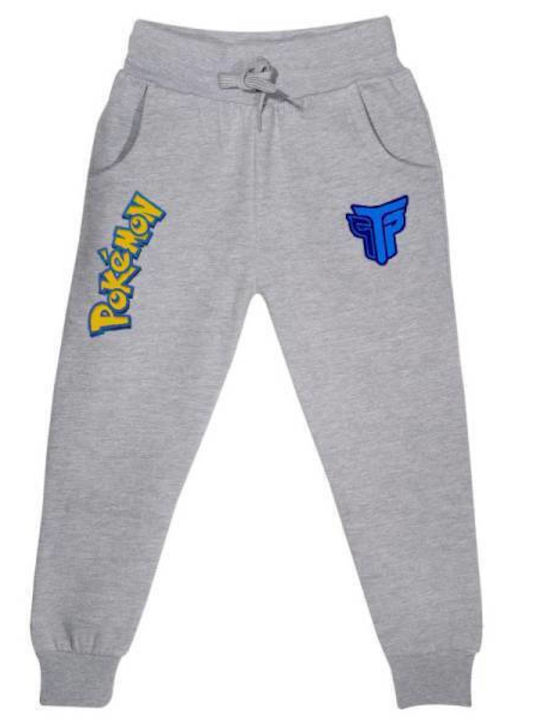 Takeposition Παιδικό Παντελόνι Φόρμας Γκρι Pokemon