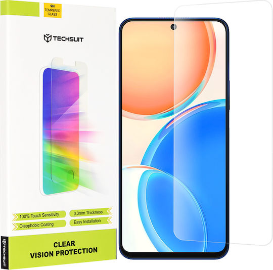 Techsuit Clear Vision Glass Tempered Glass (Honor X8)