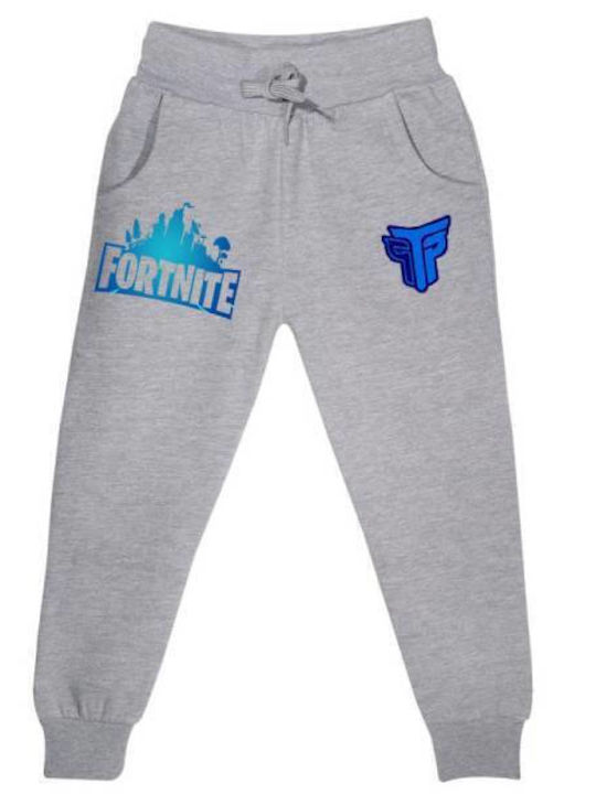 Takeposition Kids Sweatpants Gray Fortnite