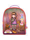 Santoro Gorjuss Fairground Be King To All Creatures Kids Bag Backpack Pink 20cmx10cmx22cmcm