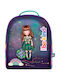 Santoro Gorjuss Fairground Be King To Our Planet Kids Bag Backpack Blue 20cmx10cmx22cmcm