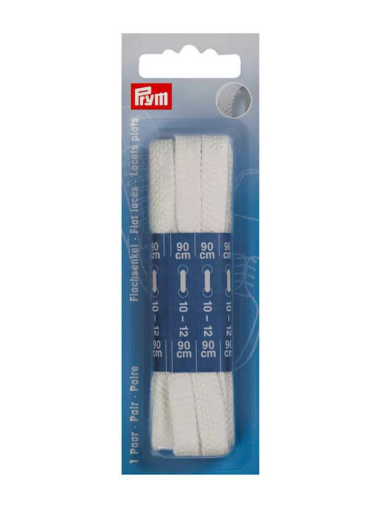 Prym Shoelaces White 2pcs 90cm
