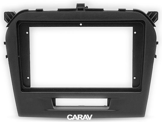 CARAV Industries Inc. DIN Fascia Panels 2 Din Compatible with Screen 9" for Suzuki Vitara