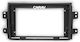 CARAV Industries Inc. DIN Fascia Panels 2 Din Compatible with Screen 9" for Fiat Sedici Suzuki SX4 2006-2014